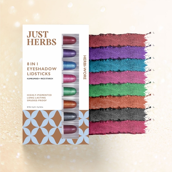 FIXED PRICE - Just Herbs 8 in 1 Eye Shadows - Picture 6 of 9